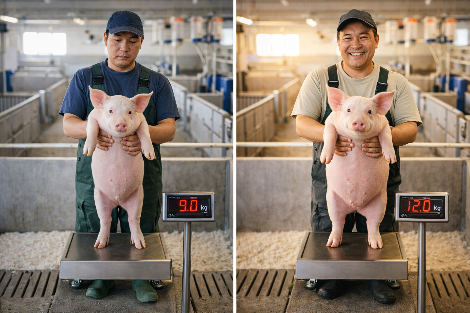 仔豬人工乳投資報酬率與效益增長圖表